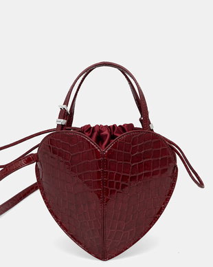 Rotate geantă crossbody pentru femei din piele
