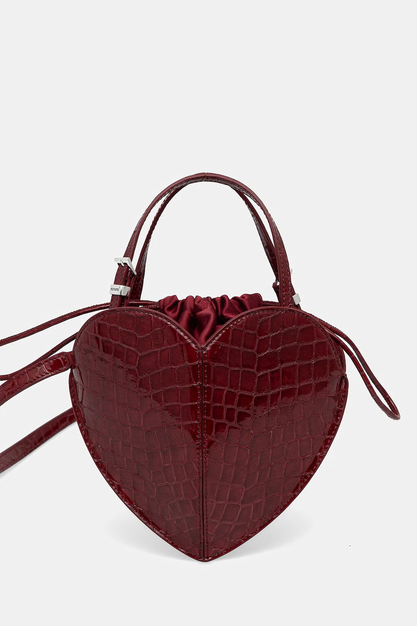 Rotate geantă crossbody pentru femei din piele