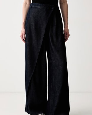 Karl Lagerfeld pantaloni pentru femei din lyocell