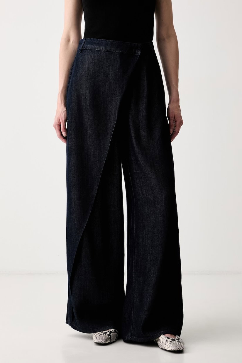 Karl Lagerfeld pantaloni pentru femei din lyocell