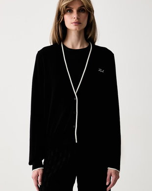 Karl Lagerfeld cardigan pentru femei din lână