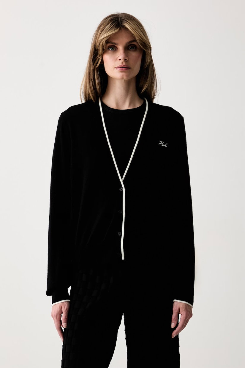 Karl Lagerfeld cardigan pentru femei din lână