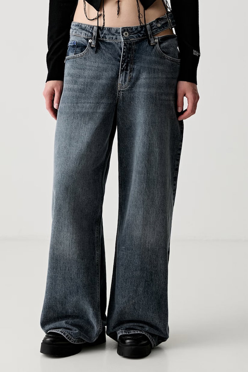 Karl Lagerfeld Jeans blugi wide leg pentru femei