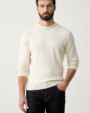 Guess pulover pentru bărbați cu vâscoză MASON
