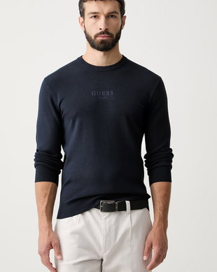 Guess pulover pentru bărbați cu vâscoză MASON