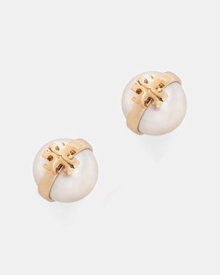 Tory Burch cercei placate cu aur Moondance