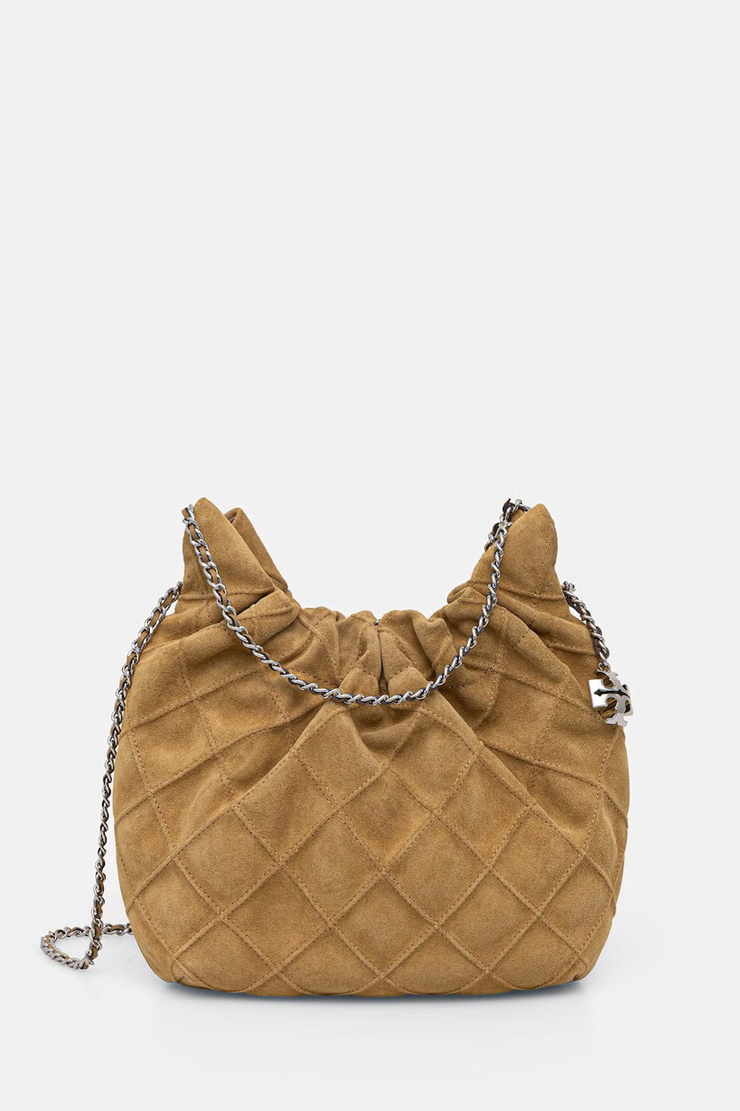Tory Burch geantă crossbody pentru femei din piele întoarsă Fleming