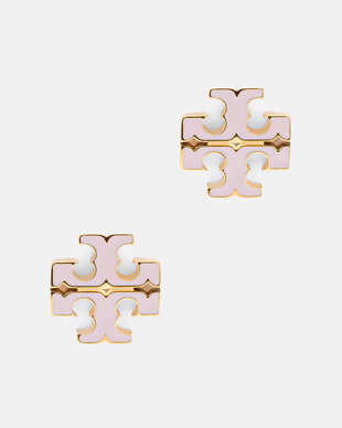 Tory Burch cercei pentru femei din oțel inoxidabil email Icon