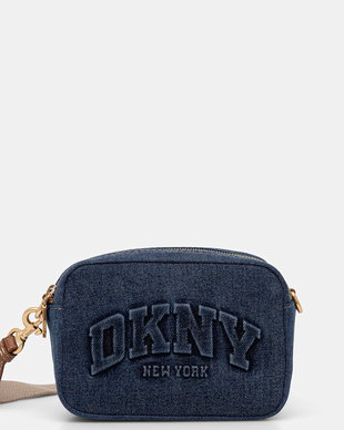 DKNY geantă crossbody pentru femei din denim