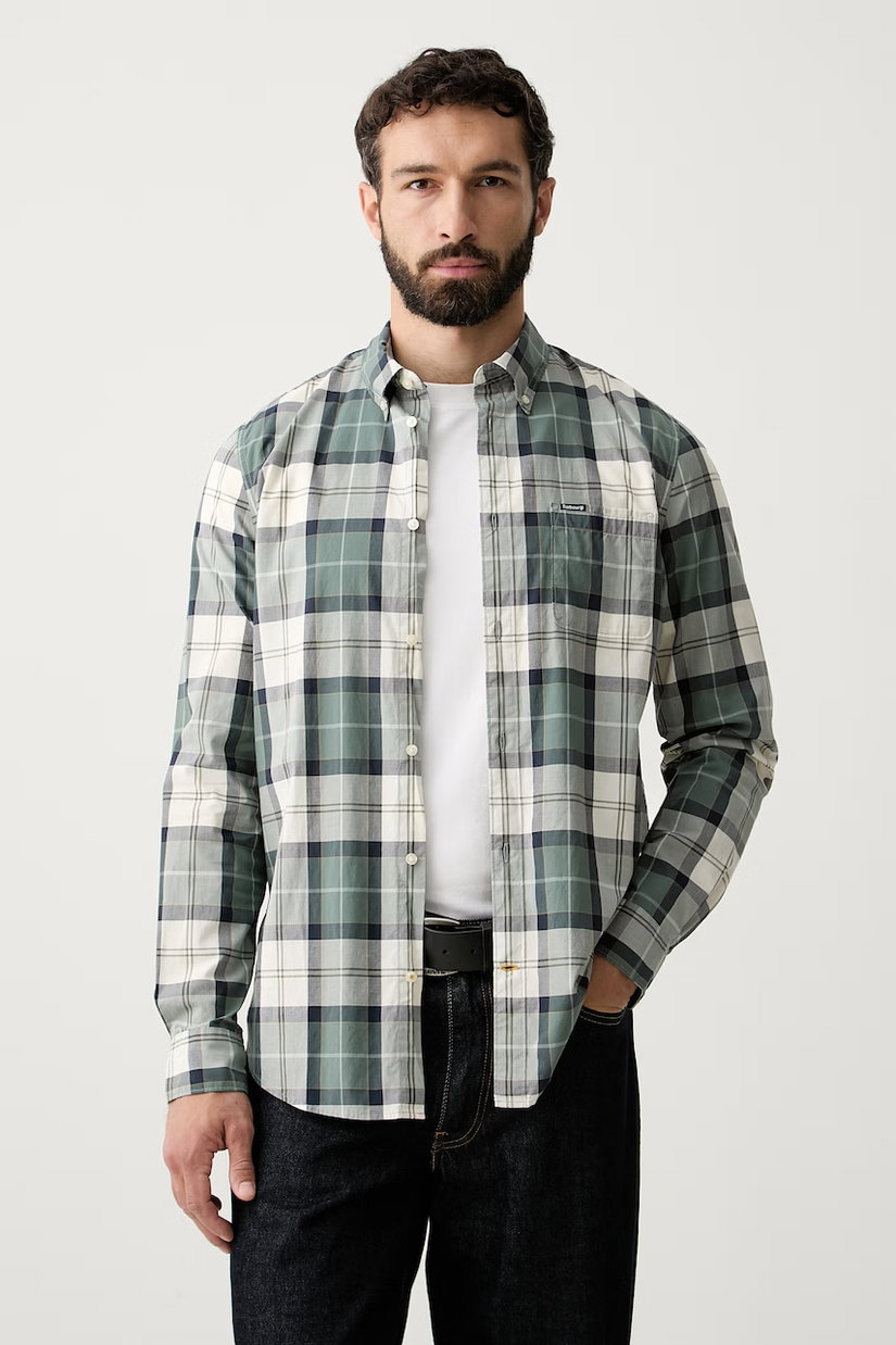 Barbour cămașă pentru bărbați din bumbac Rawley