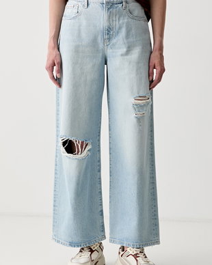 Calvin Klein Jeans blugi wide leg pentru femei