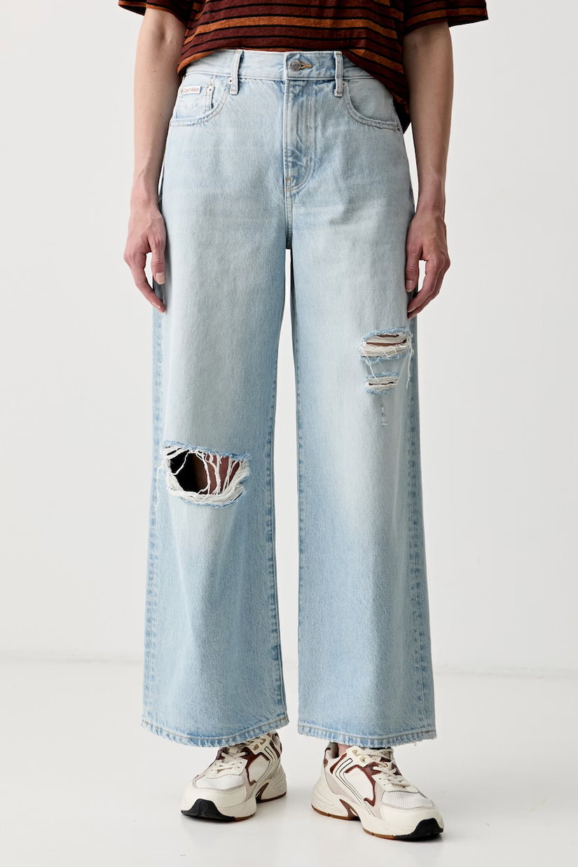 Calvin Klein Jeans blugi wide leg pentru femei