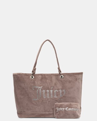 Juicy Couture tote bag pentru femei de velur Kimberly