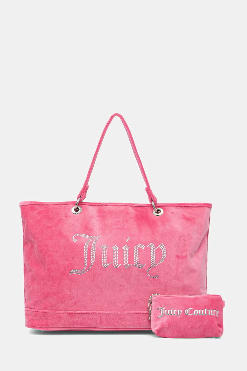 Juicy Couture tote bag pentru femei de velur Kimberly