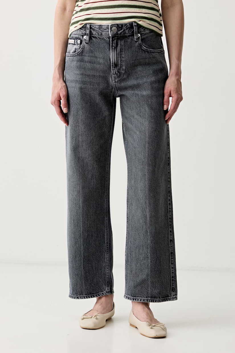 Calvin Klein Jeans blugi straight pentru femei