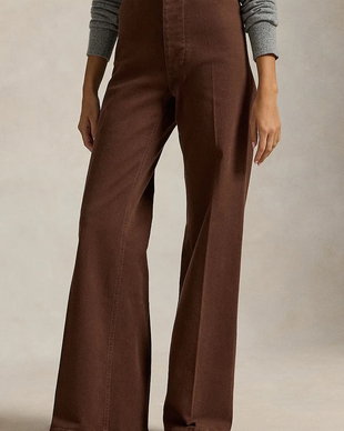 Polo Ralph Lauren pantaloni pentru femei cu bumbac