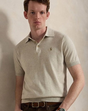Polo Ralph Lauren pulover cu mânecă scurtă pentru bărbați din bumbac
