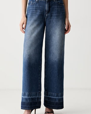 Karl Lagerfeld blugi wide leg pentru femei