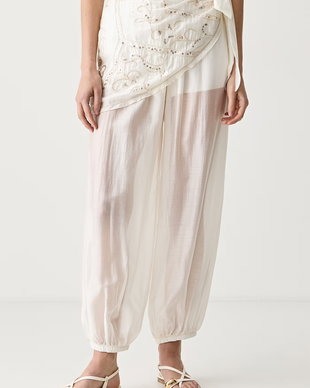 Haveone pantaloni pentru femei cu lyocell