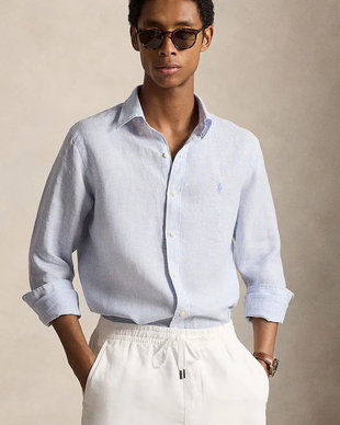 Polo Ralph Lauren cămașă pentru bărbați din in