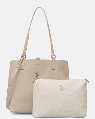 U.S. Polo Assn. geantă shopper pentru femei cu imitație de piele Malibu