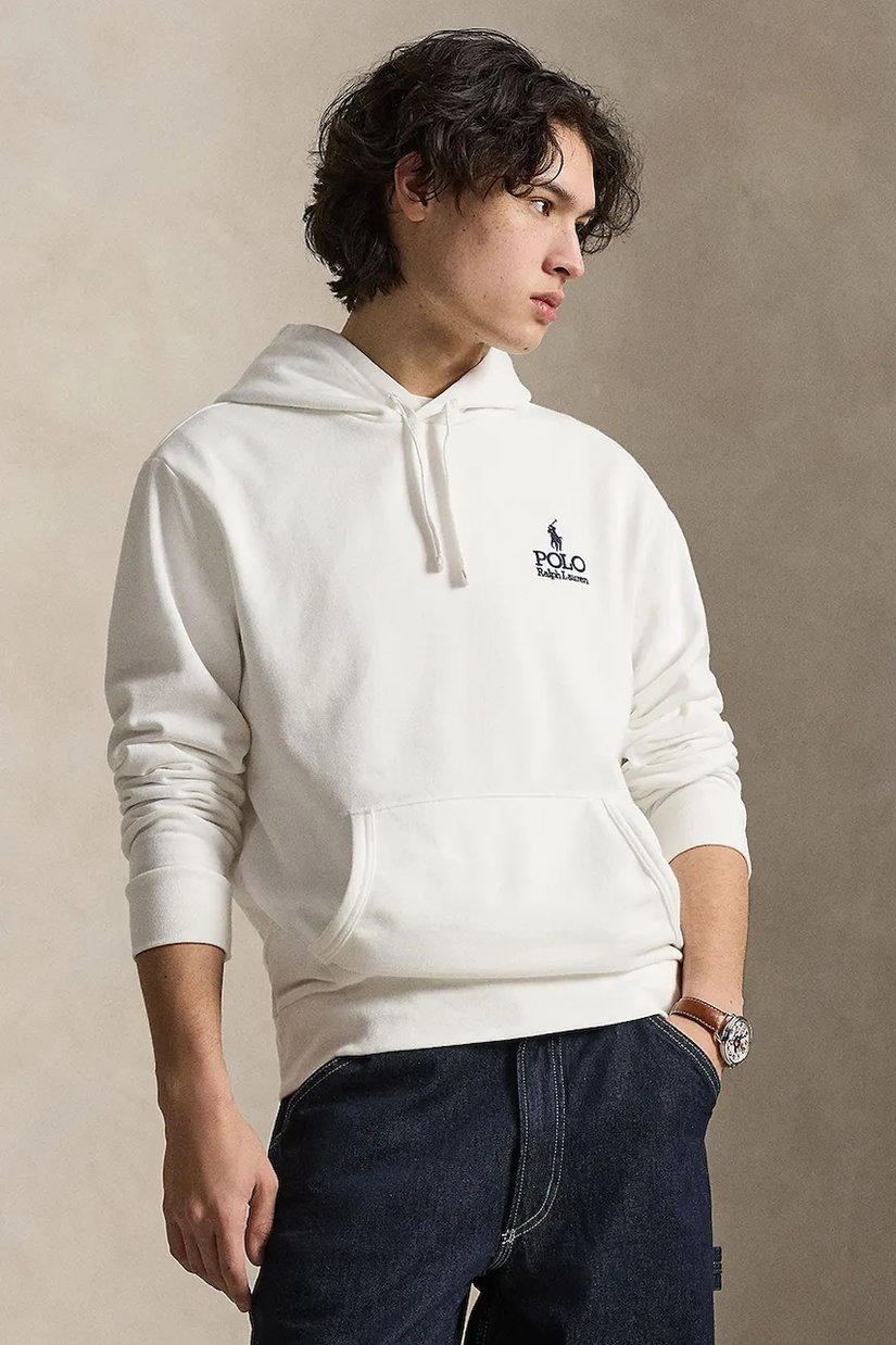 Polo Ralph Lauren hanorac cu glugă pentru bărbați cu bumbac