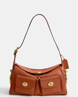 Coach hobo bag pentru femei din piele Turnlock Haversack Bag