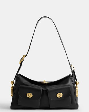 Coach hobo bag pentru femei din piele Turnlock Haversack Bag