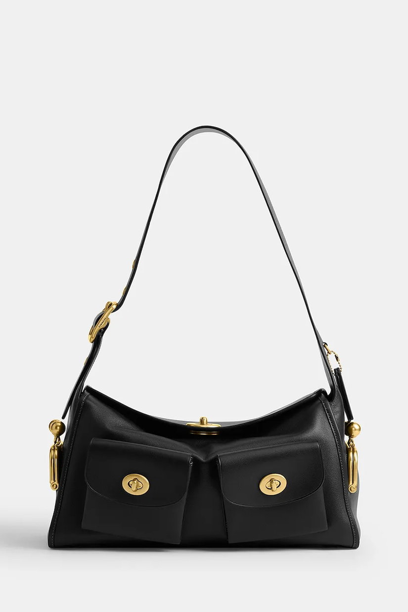 Coach hobo bag pentru femei din piele Turnlock Haversack Bag