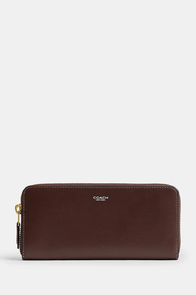 Coach portofel pentru femei din piele Accordion Zip