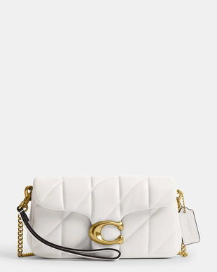 Coach geantă crossbody pentru femei din piele Quilted Tabby Chain Crossbody 19