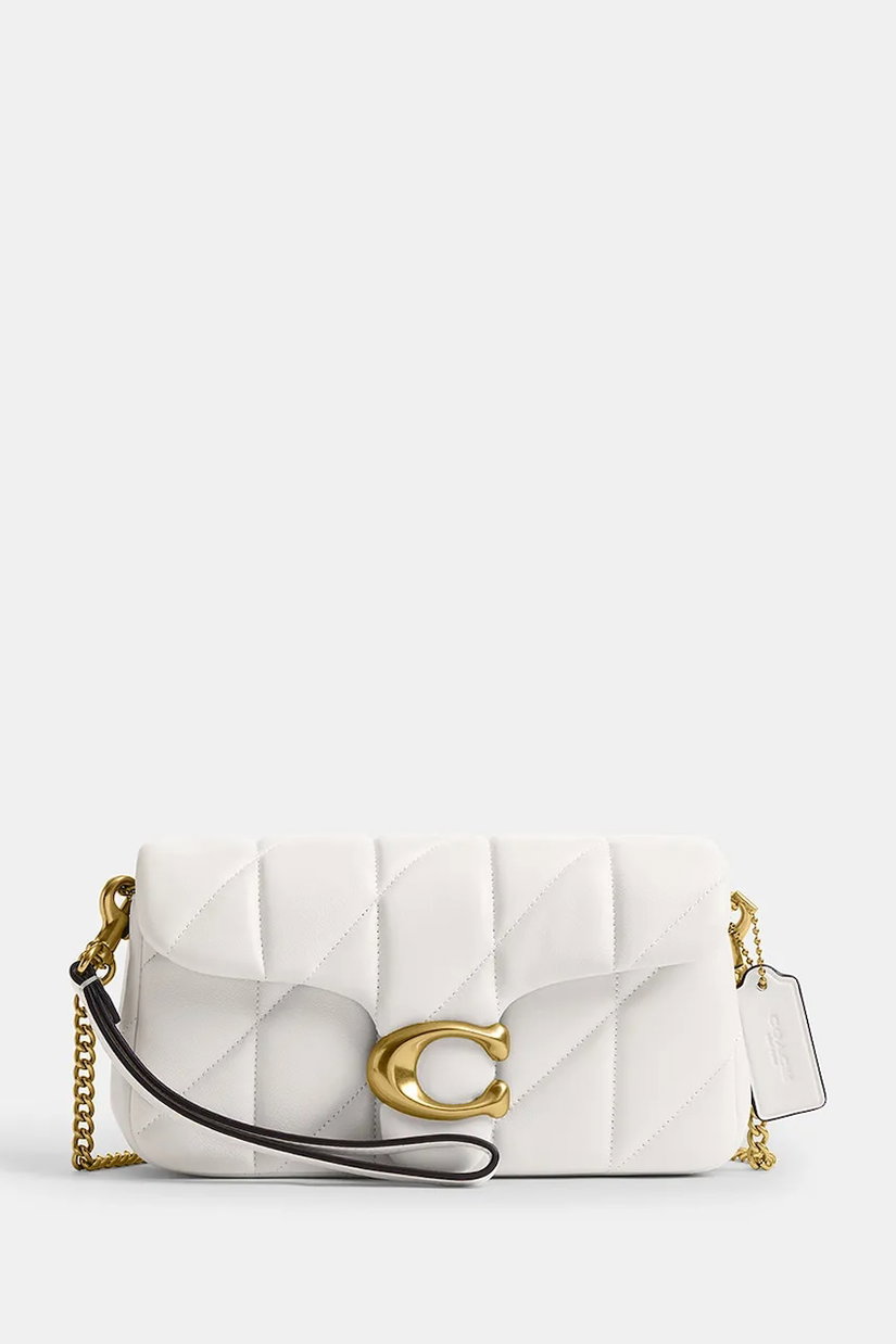 Coach geantă crossbody pentru femei din piele Quilted Tabby Chain Crossbody 19