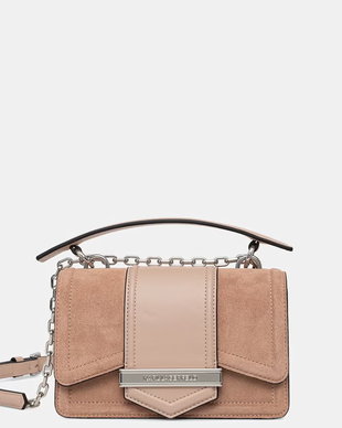 Karl Lagerfeld geantă crossbody pentru femei din piele întoarsă K/NOVA