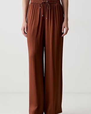 BOSS pantaloni pentru femei din vâscoză Tavati2