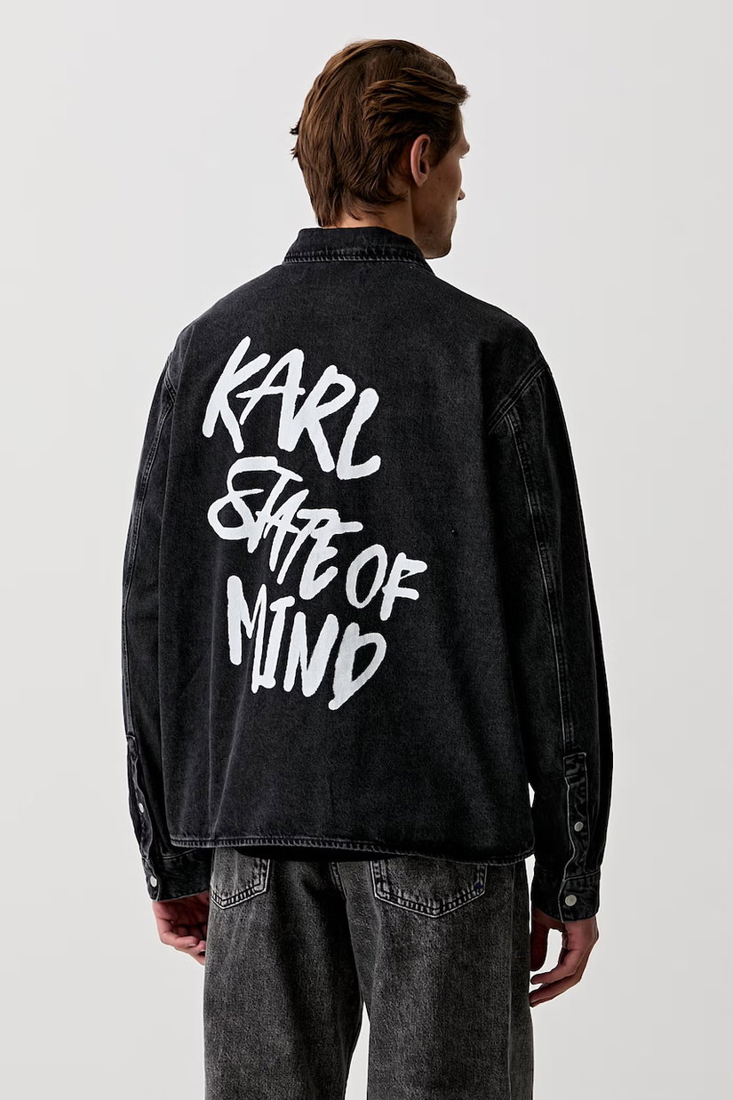 Karl Lagerfeld Jeans cămașă pentru bărbați din denim