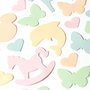 Set 100buc calut, delfin, fluturas, mickey - carton color - Maxi Confetti