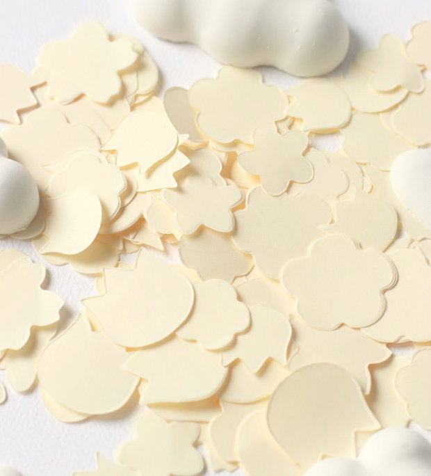 Set 10buc pungute confetti - forma flori