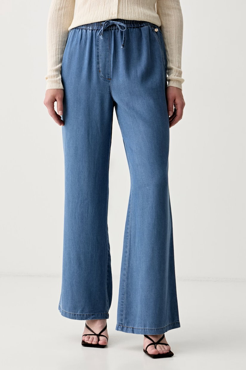 Mos Mosh blugi wide leg pentru femei Karis