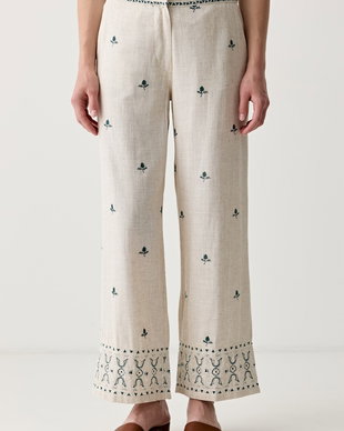 Hoss Intropia pantaloni regular pentru femei cu in