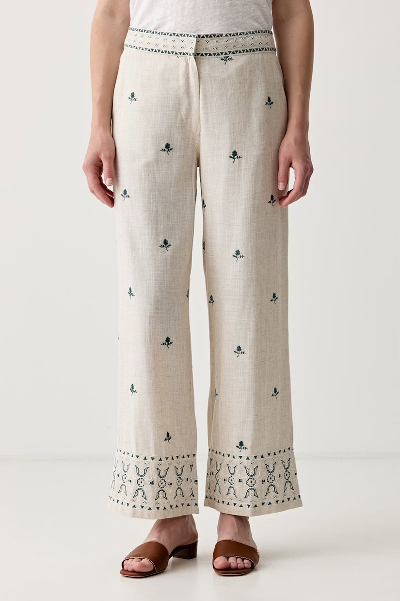 Hoss Intropia pantaloni regular pentru femei cu in