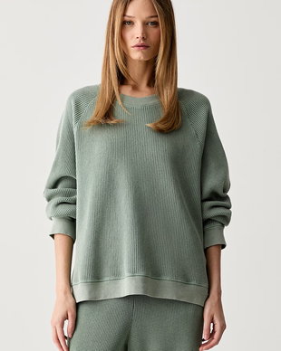 American Vintage hanorac oversized pentru femei din bumbac