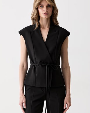 Marciano by Guess vestă cu două rânduri de nasturi pentru femei JASMINE