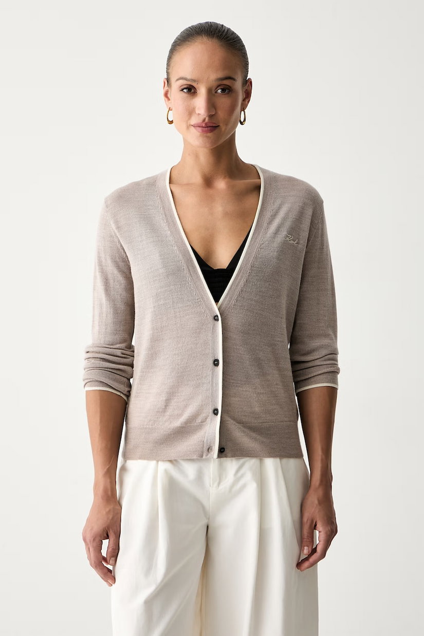 Karl Lagerfeld cardigan pentru femei din lână