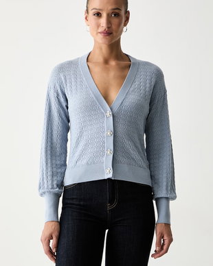 Guess cardigan pentru femei, cu vâscoză NINA