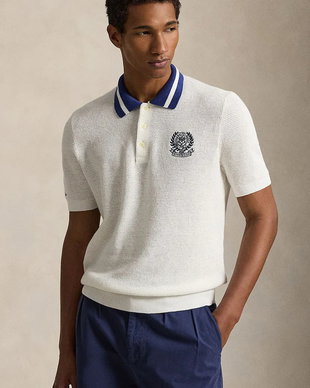 Polo Ralph Lauren pulover cu mânecă scurtă pentru bărbați, din bumbac