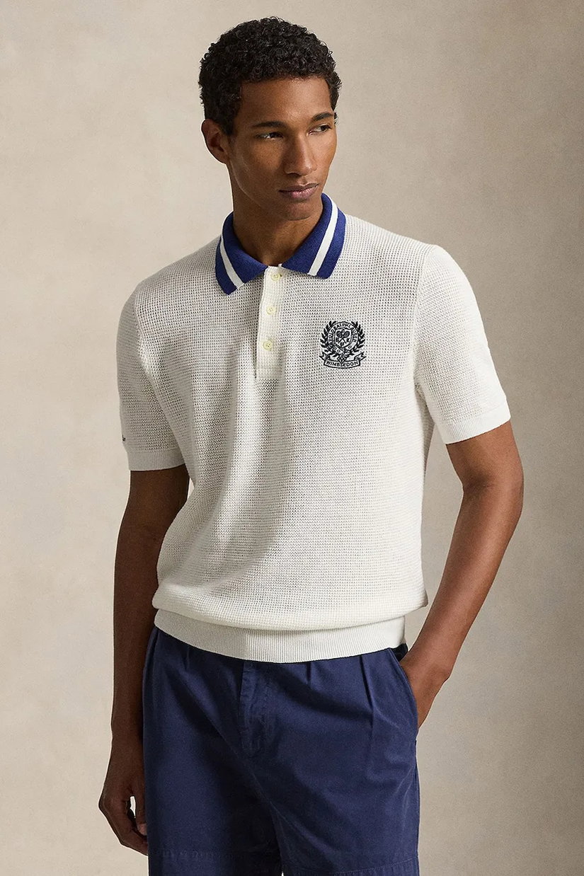 Polo Ralph Lauren pulover cu mânecă scurtă pentru bărbați, din bumbac