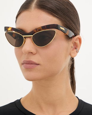 Bottega Veneta ochelari de soare cat eye pentru femei
