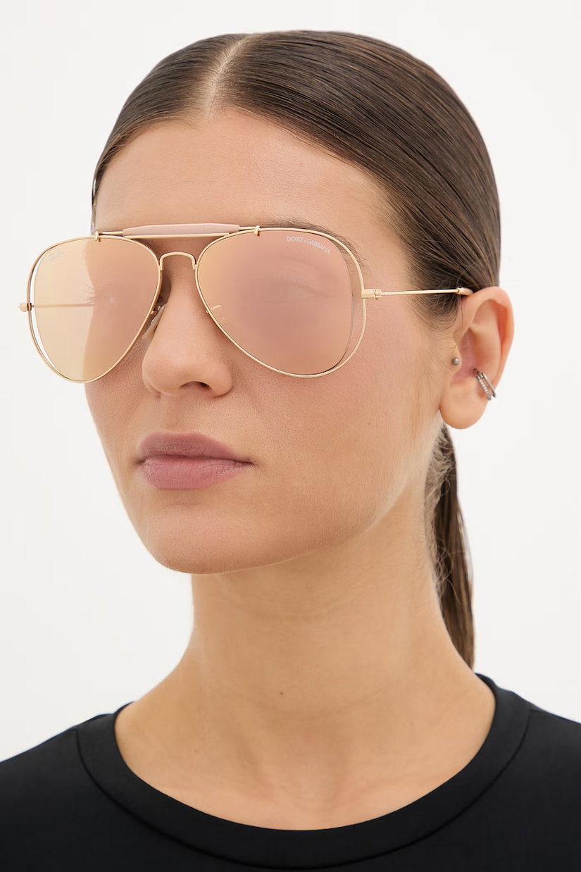 Ray-Ban ochelari de soare aviator pentru femei RAY-BAN X DOLCE&GABBANA