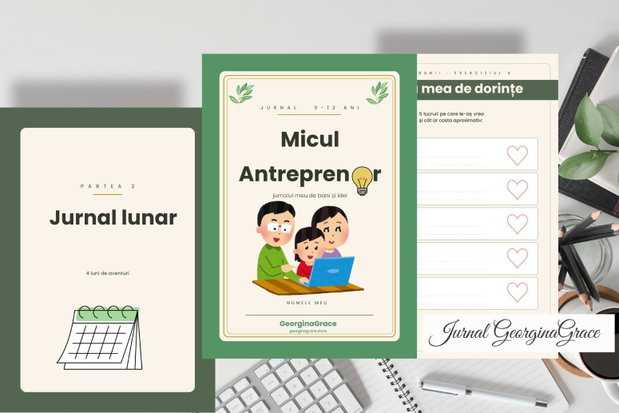 Jurnalul Micul Antreprenor" Educație financiară pentru copii 9-12 ani
