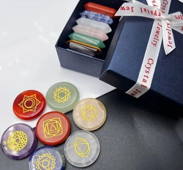 placa divinatie +Set chakre din cristale penduluri+cadou set de lumanari parfumate aromatherapy